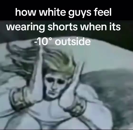 White shorts guy clearance meme