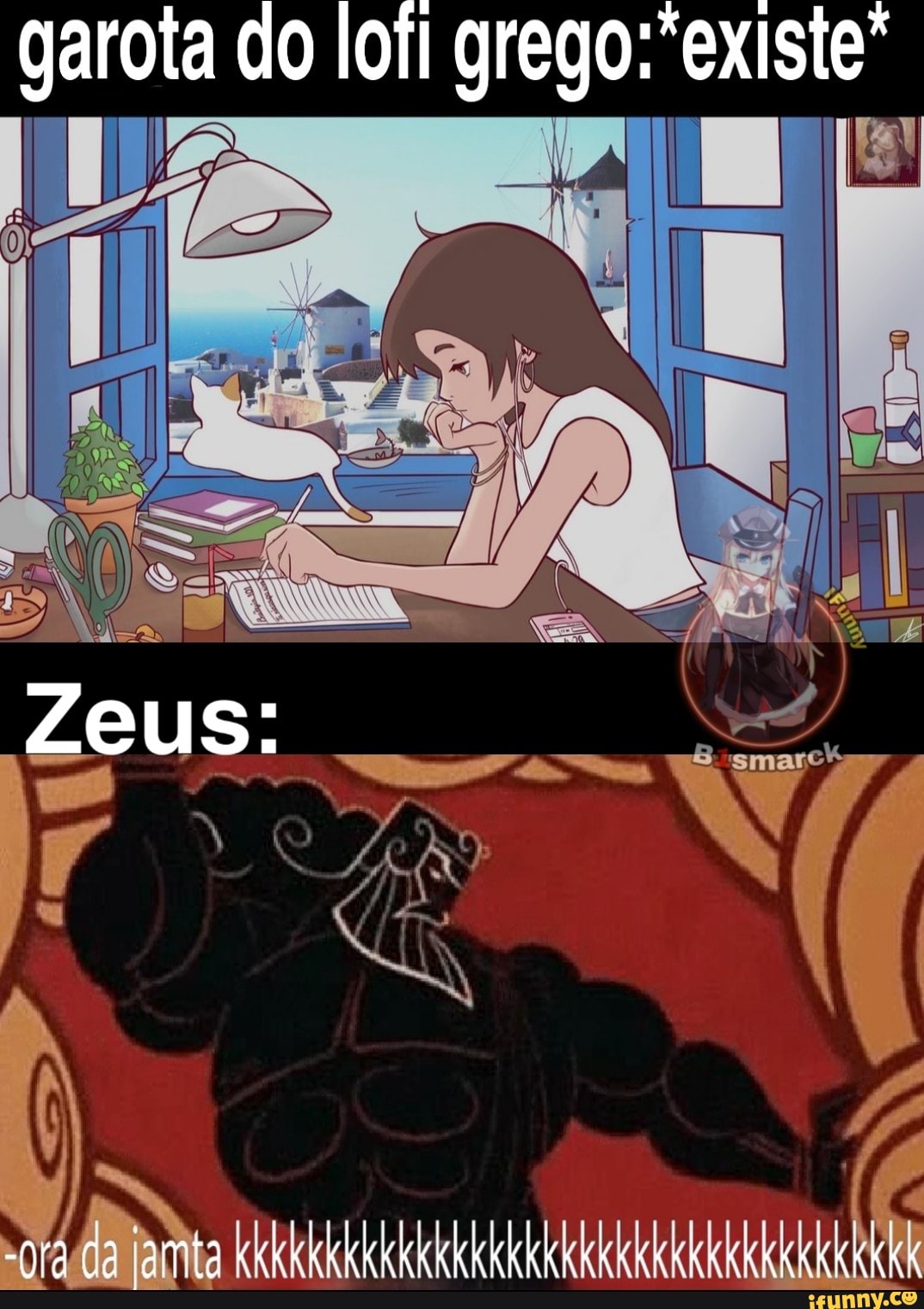 garota do lofi grego: "existe"
Zeus:
sora da
