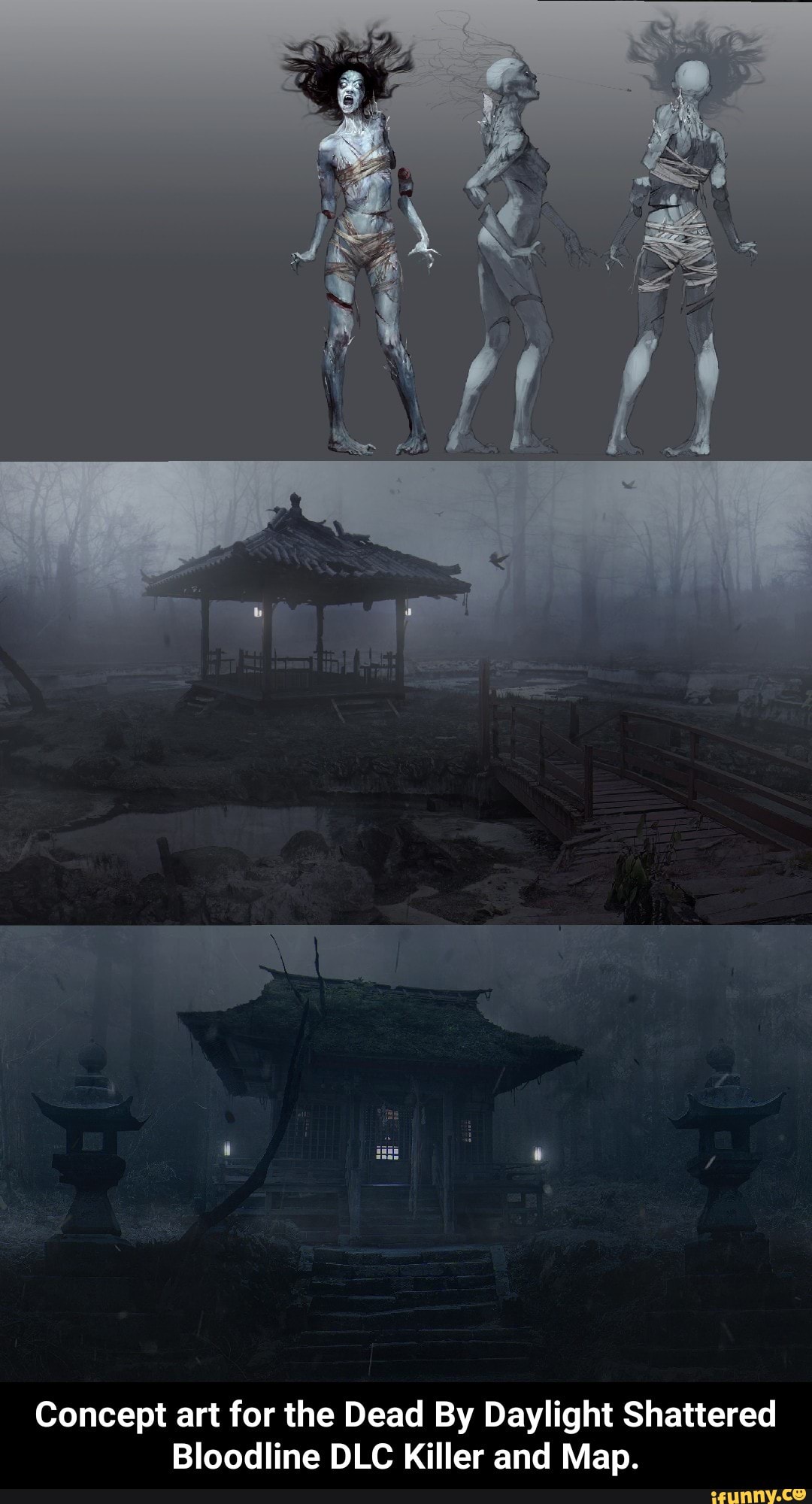 Concept Art For The Dead By Daylight Shattered Bloodline Dlc Killer And Map Concept Art For The Dead By Daylight Shattered Bloodline Dlc Killer And Map