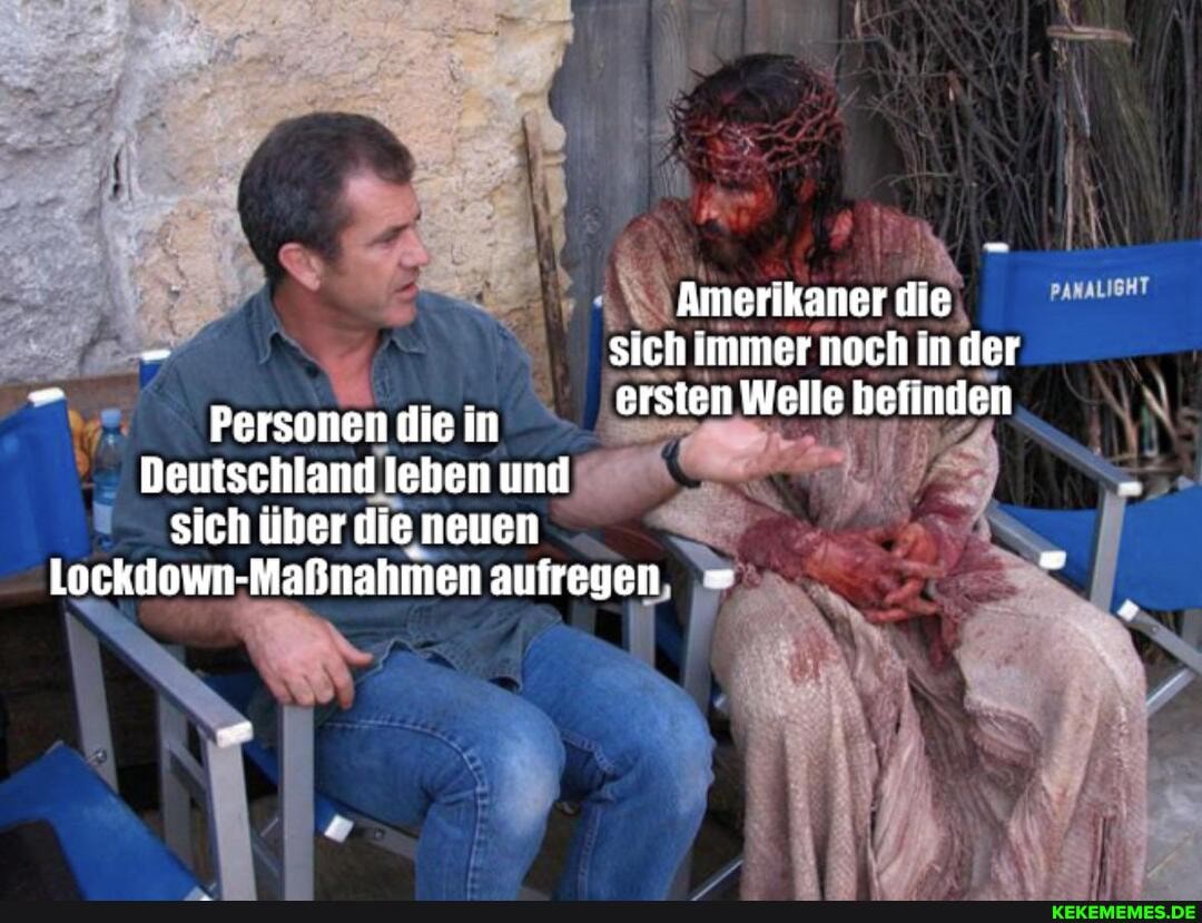 Amerikaner die sich immer noch inder
Personen die in ersten Welle befinden
Deutschland leben und sich über die neuen
Lockdown-Maßnahmen aufregen