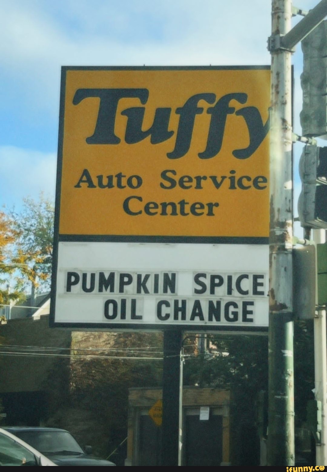 pumpkin spice oil change