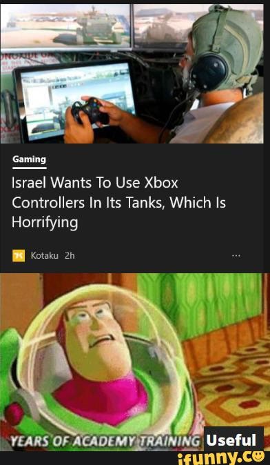 Israel Wants To Use Xbox
Controllers In Its Tanks, Which Is
Horrifying