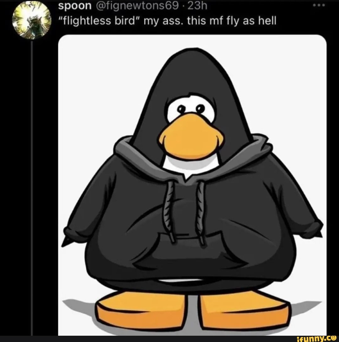 Spoon Fignewtonss9 Flightless Bird My Ass This Mf Fly As Hell Er Ifunny