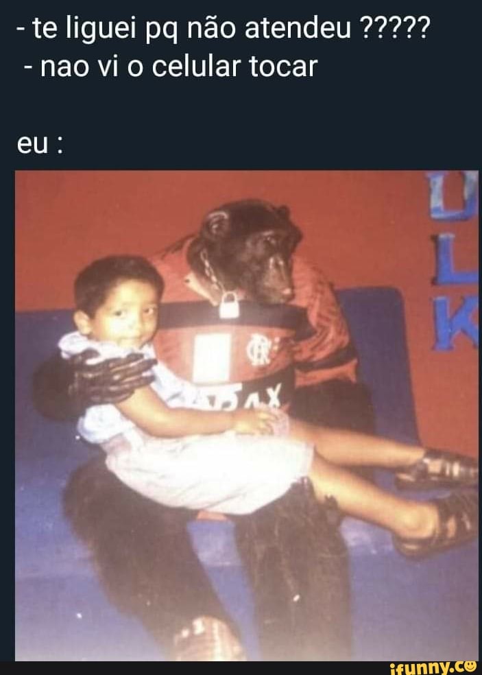 nao vi o celular tocar