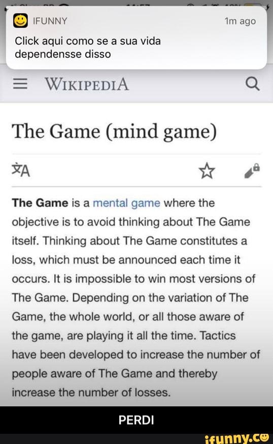 The Game (mind game) - Wikipedia