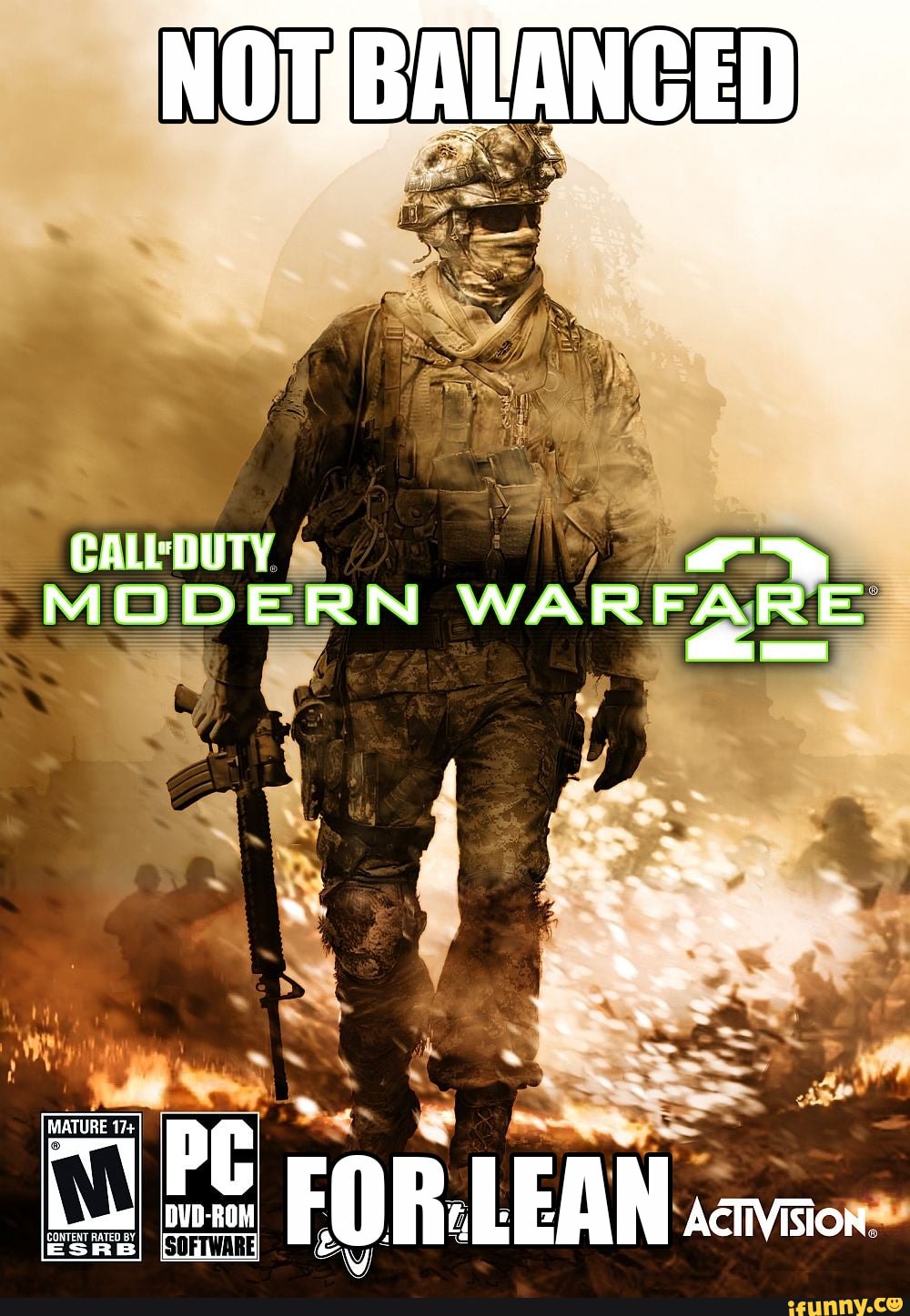 CALL'DUTY id MODERN WARFARE MATURE 17+ COWTENT RATED PC DvD-ROM FOR ...