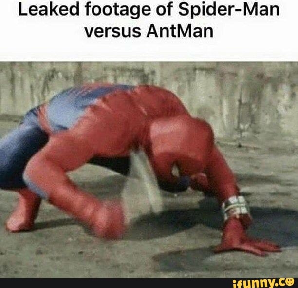 Leaked footage of Spider-Man versus AntWan