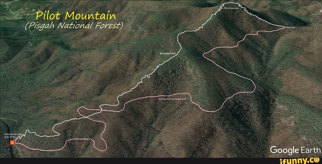 Pilot Mountain (Pisgah National Forest) Google Earth iFunny