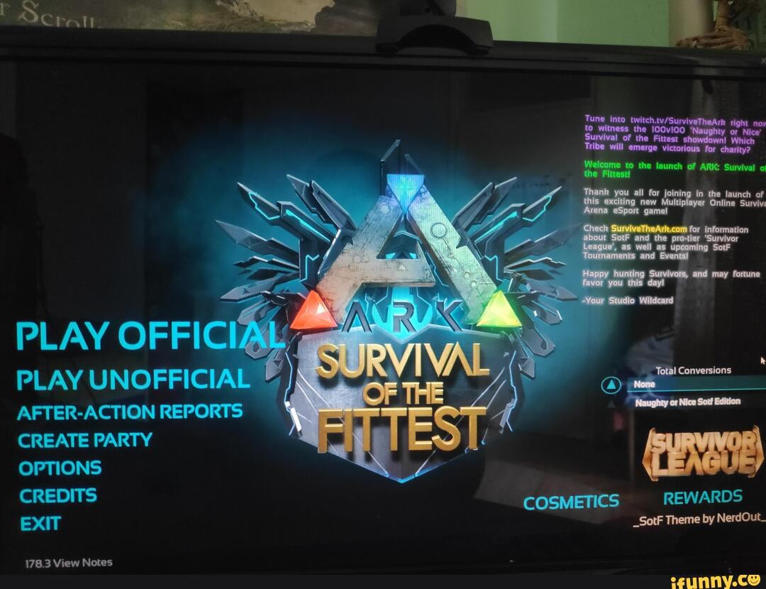 Ark Survival Of The Fittest Theme