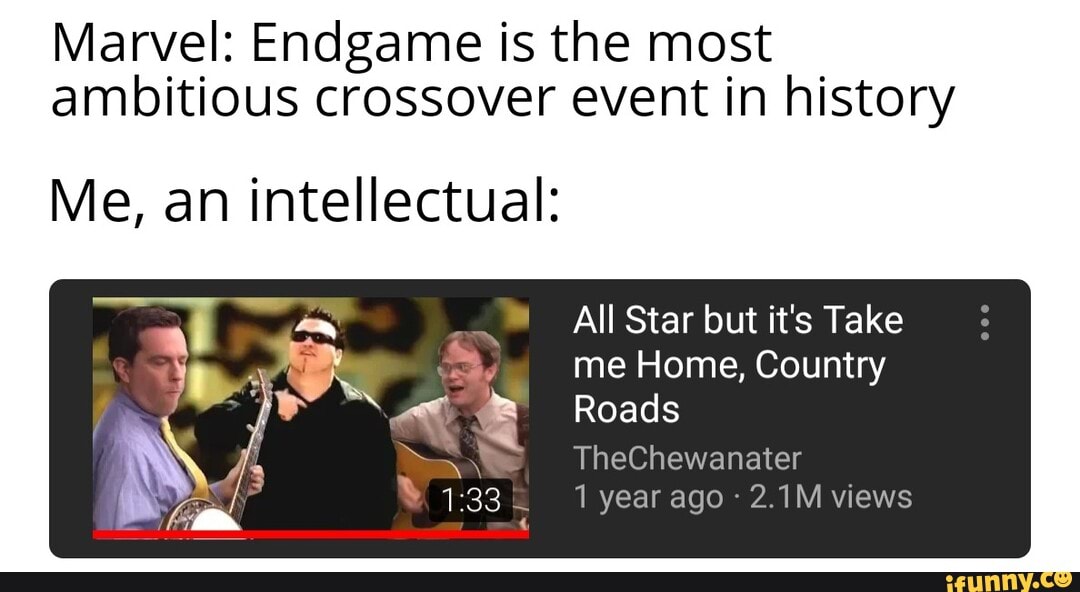 Endgame Is The Most Ambitious Crossover Meme