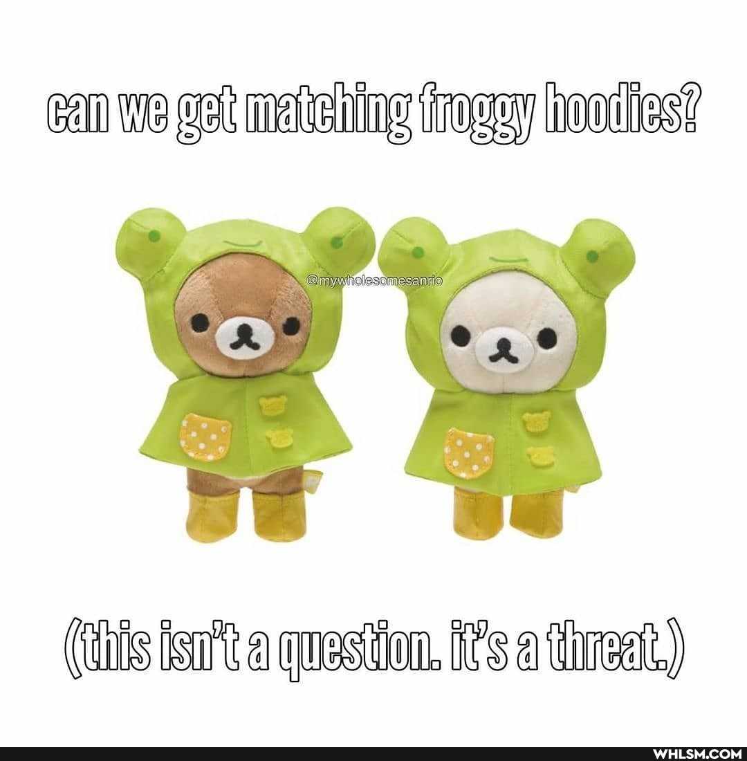 We Get Matehing irogay hoowies?
(this is'ta question. it's a threat)