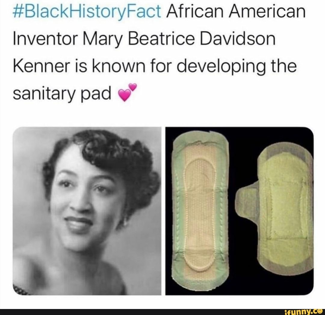 BlackHistoryFact African American Inventor Mary Beatrice Davidson