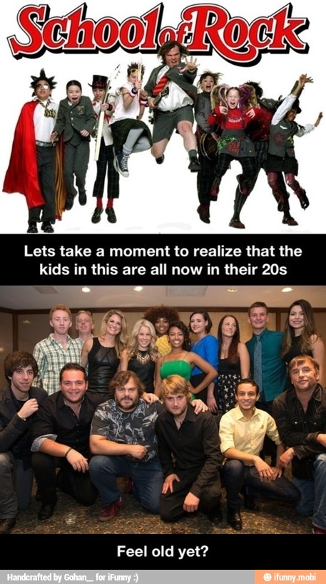 Lets take a moment to realize that the
kids in this are all now in their 20s
Feel old yet? - Feel old yet?