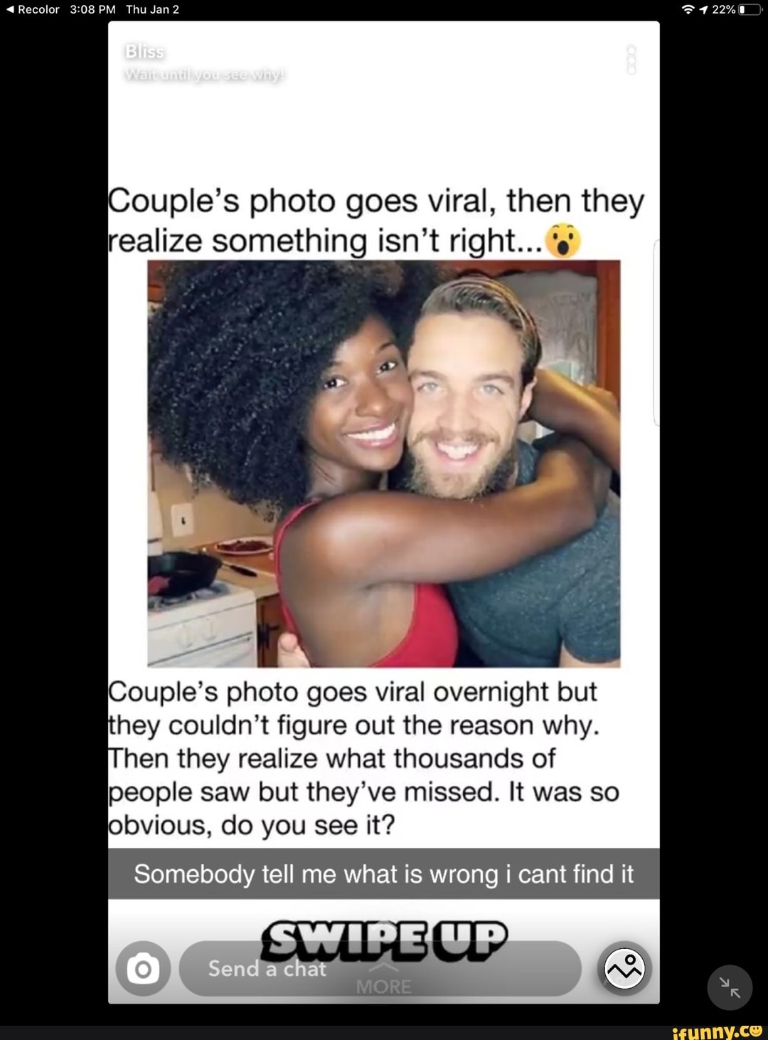 Ouples Photo Goes Viral Then They Real