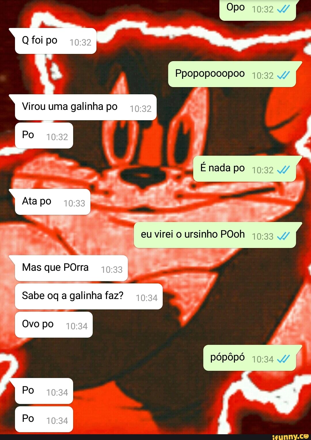 Sabe oq a galinha faz?