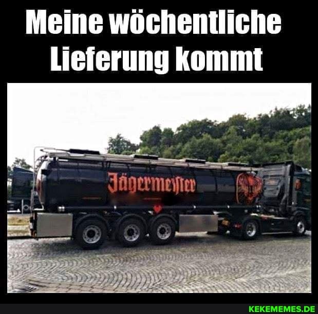 Meine wöchentliche
Lieferung kommt