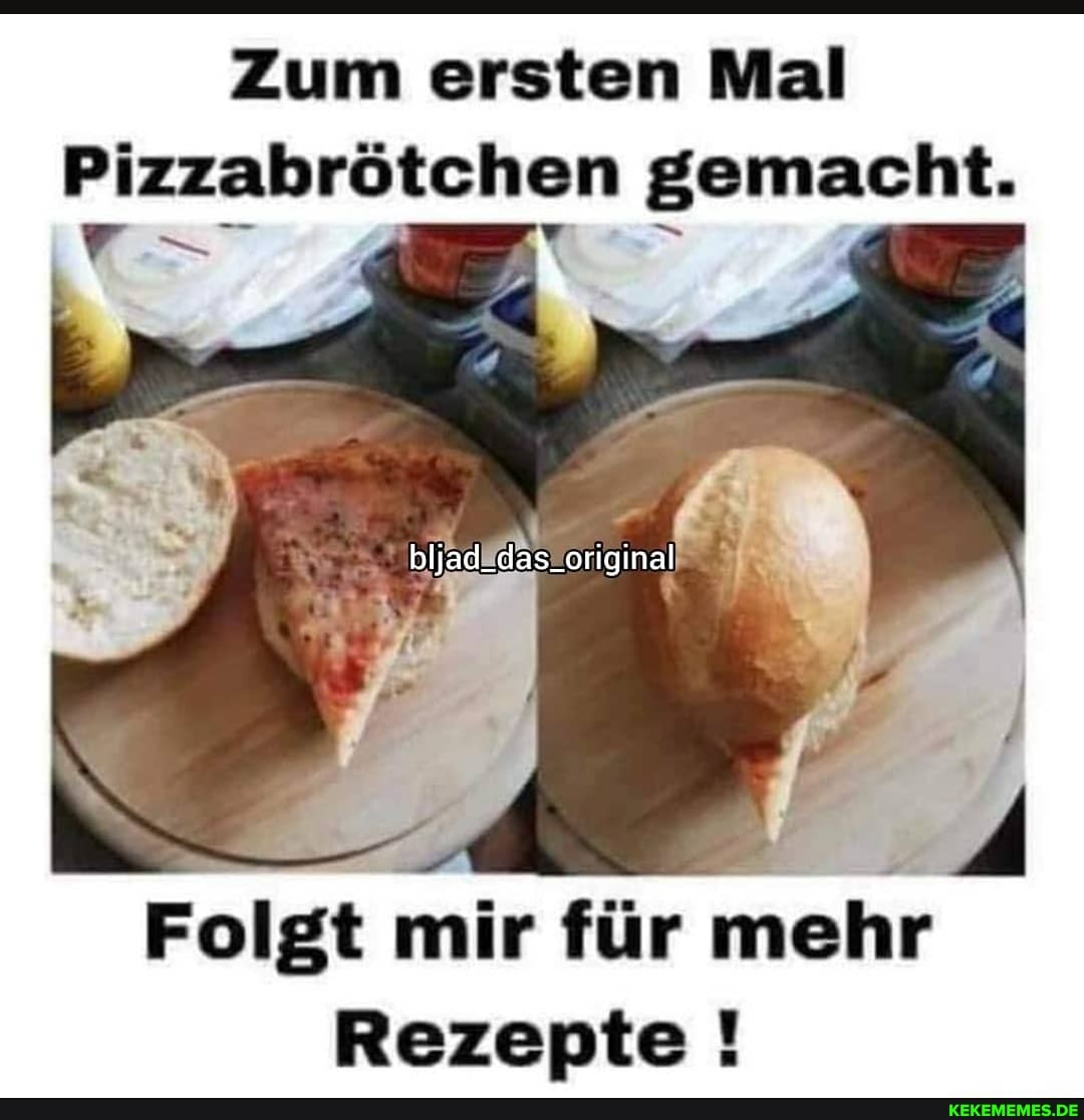 Zum ersten Mal
Pizzabrötchen gemacht.
das
Folgt mir für mehr
Rezepte !