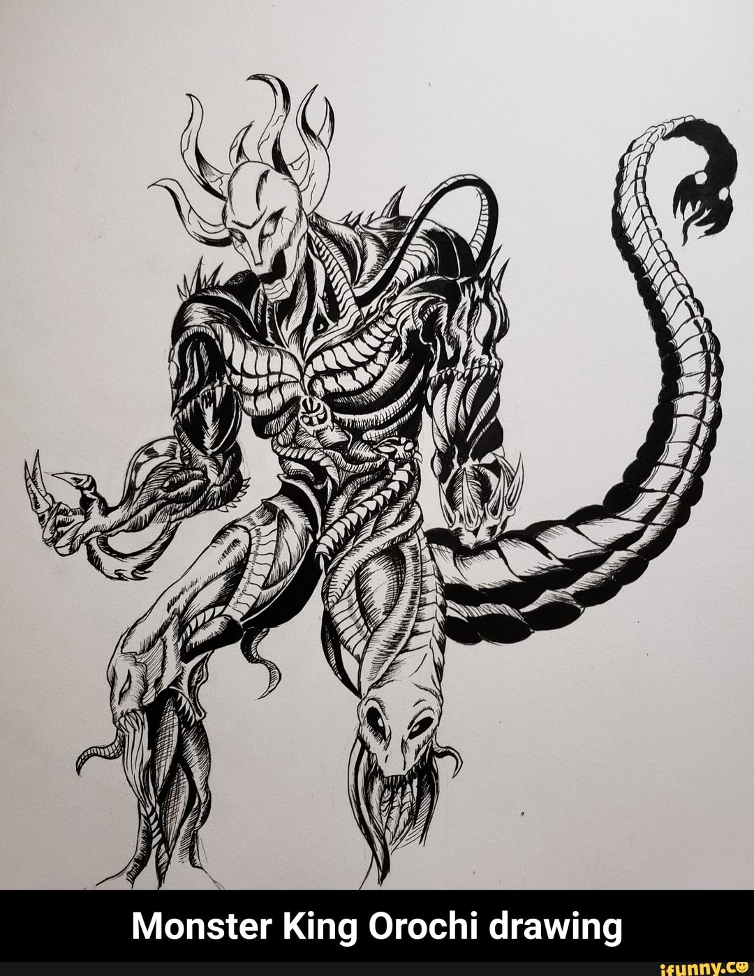 Monster King Orochi drawing Monster King Orochi drawing iFunny