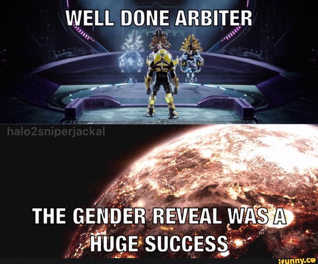WELL DONE ARBITER
THE GENDER REVEAL HUGE SUCCESS