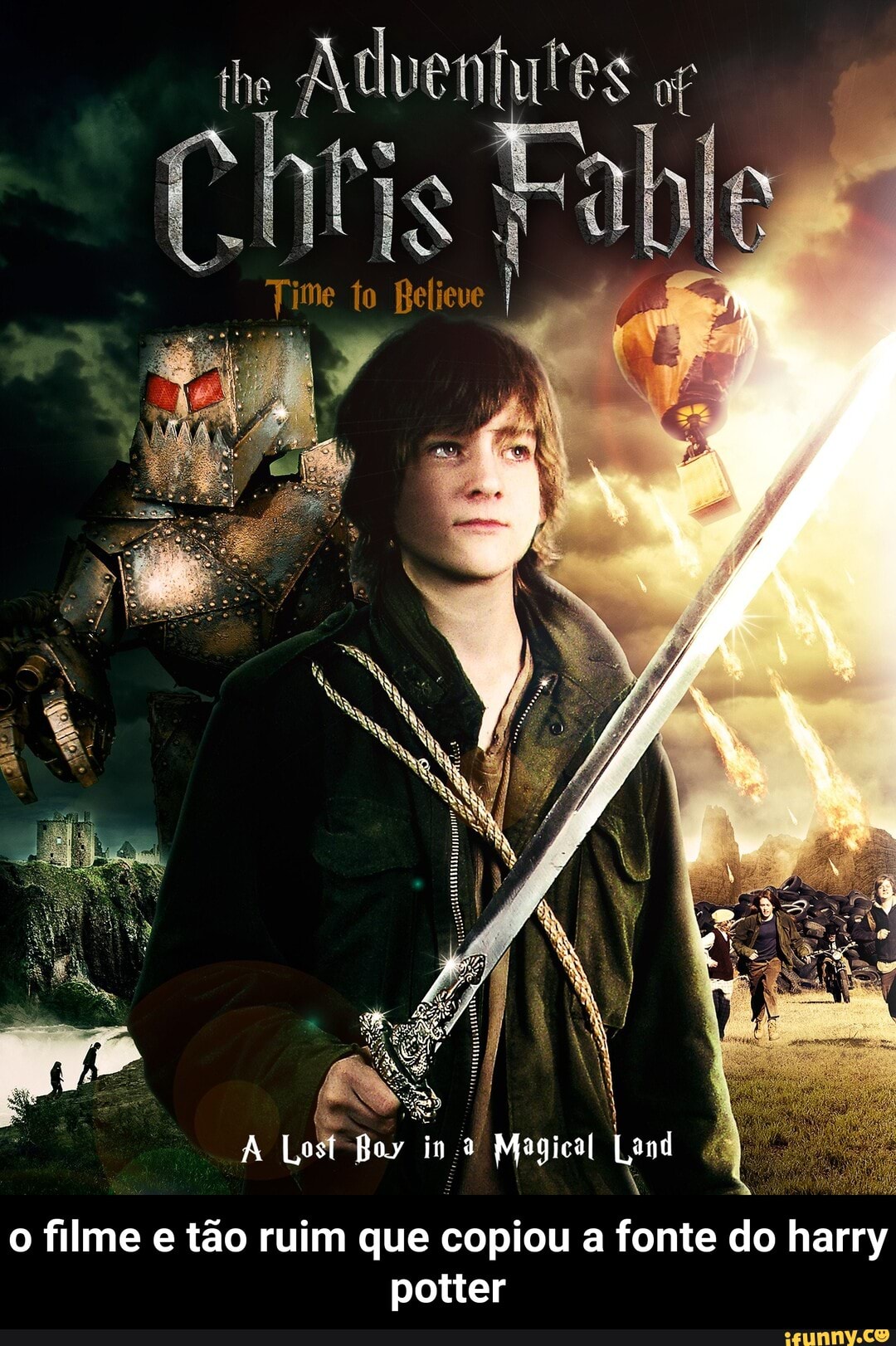 In
o filme e tão ruim que copiou a
nai o a
potter - o filme e tão ruim que copiou a fonte do harry potter
