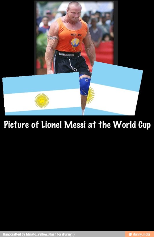 Picture of Lionel Messi at the World Cup