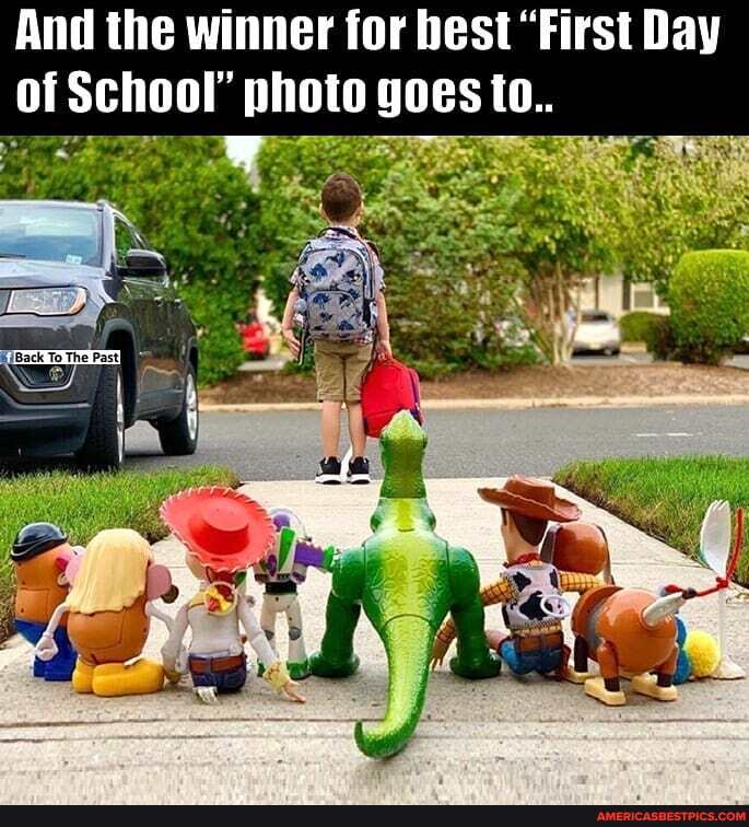 And the winner for best "First Day of School" photo goes to..
