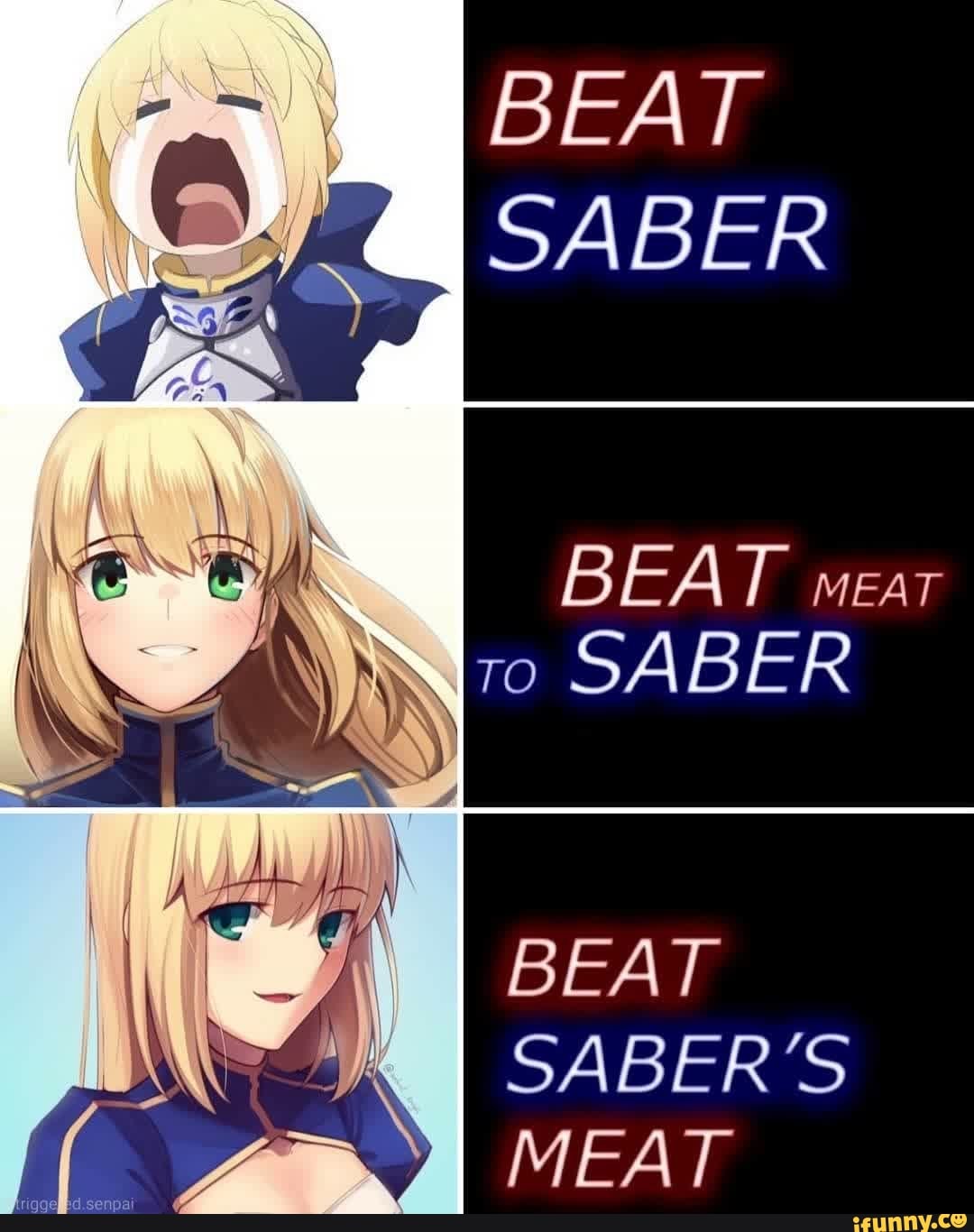BEAT MEAT SABER