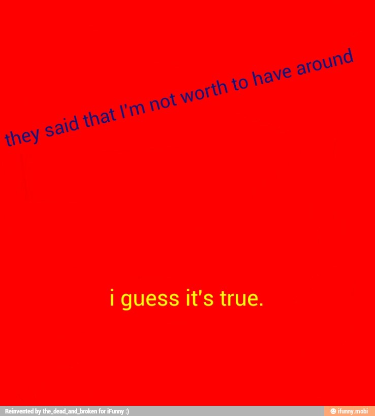 i guess it's true.