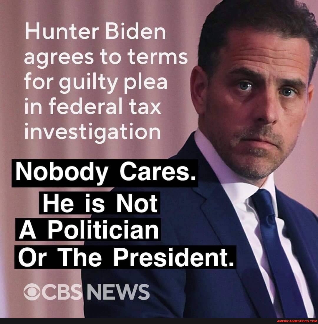 Hunter Biden Agrees To Terms For Guilty Plea In Fede Tax Investigation ...