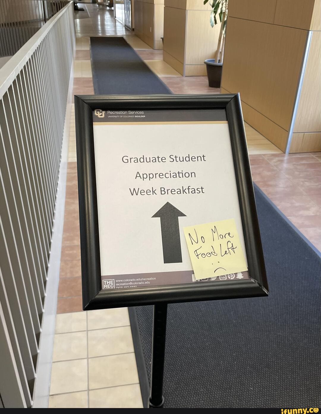 Graduate Student Appreciation Week Breakfast iFunny