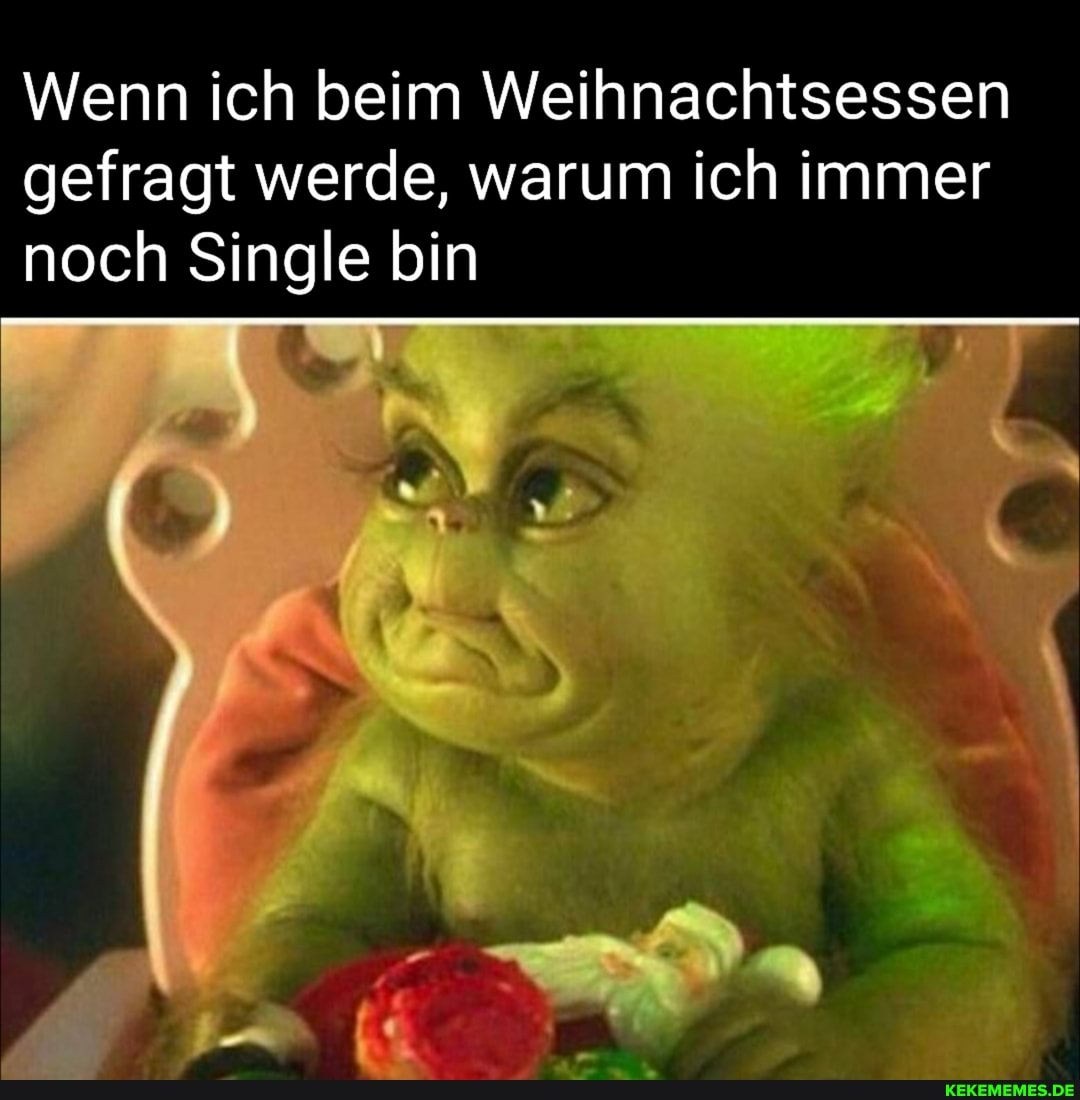 Wenn ich beim Weihnachtsessen gefragt werde, warum ich immer noch Single bin