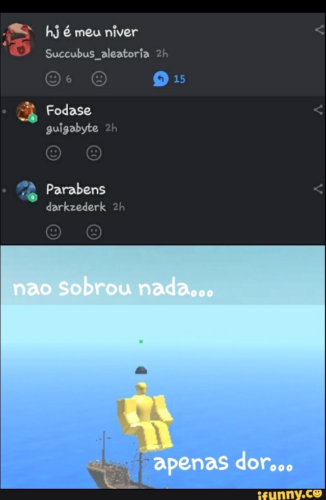 é meu niver
Suceubus aleatoria
Fodase guigabyte
Parabens
darkzederk
ada
apenas