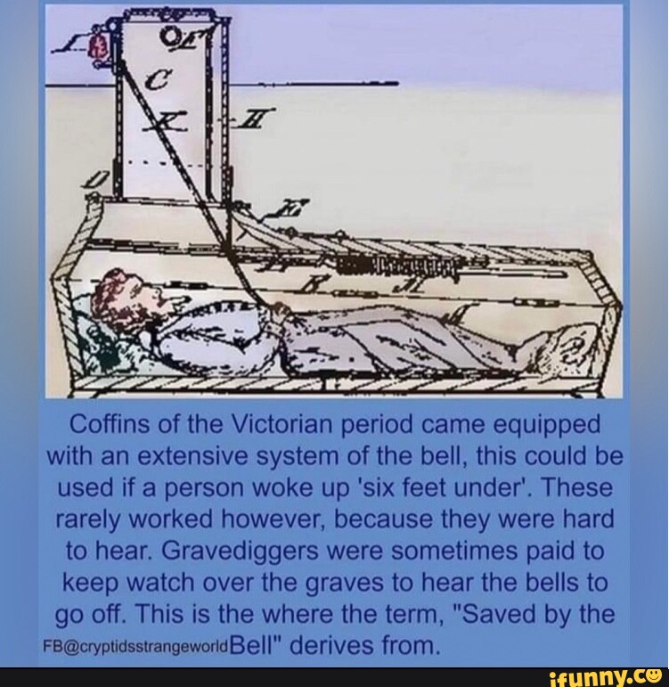 Coffins of the Victorian period came equipped with an extensive system