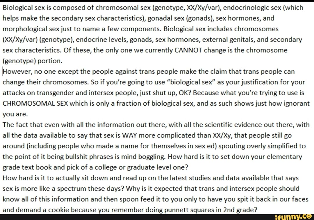 Gendersex, Sexual Orientation, And Identity Are In The Body