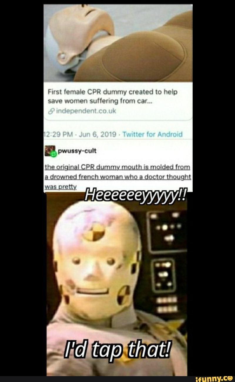 First female CPR dummy created to help s "men suffering from car ls