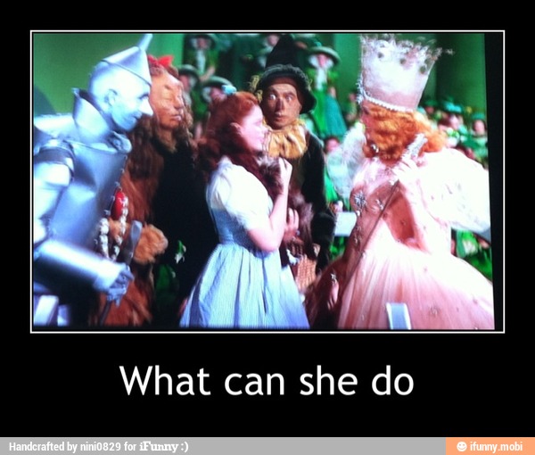 What can she do - What can she do