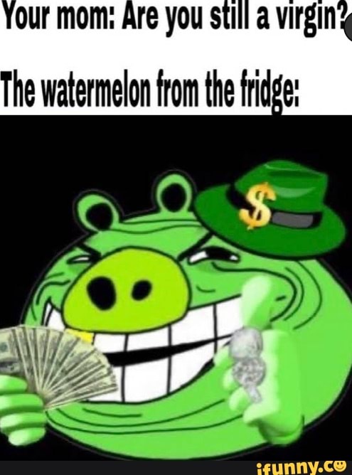 Your Mom Are You Still A Virgin The Watermelon From The Fridge Ifunny