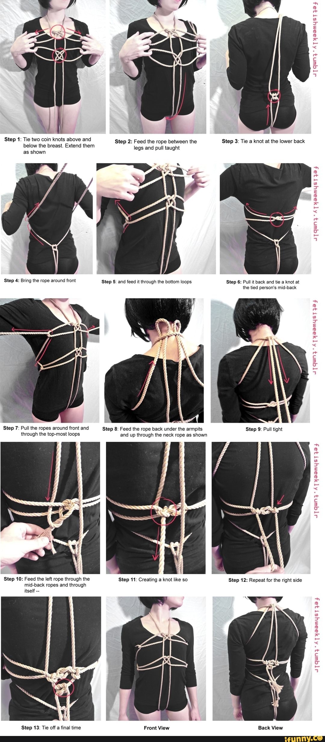 How To Tie Breasts