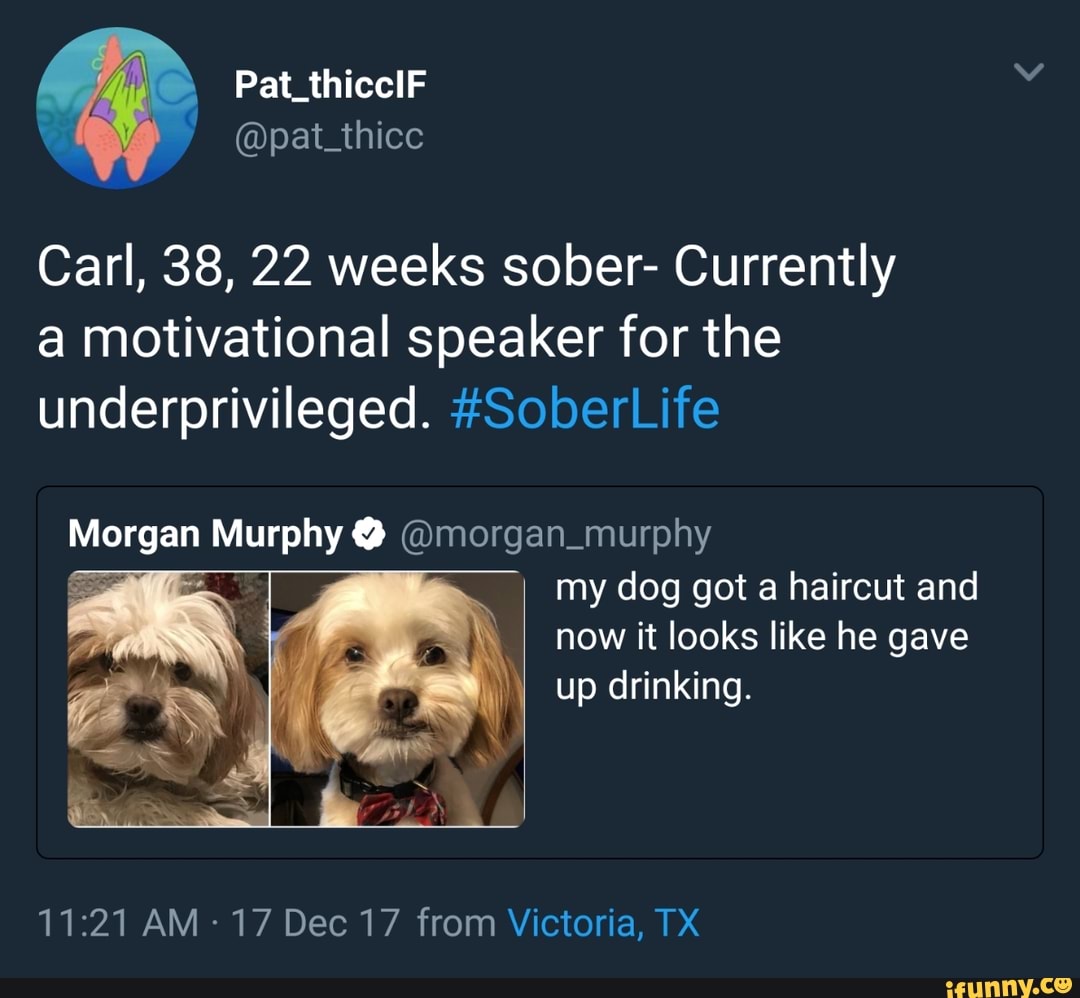 Carl 38 22 Weeks Sober Currently A Motivational Speaker
