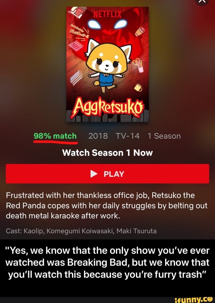 Frustrated With Her Thankless Officejob Retsuko The Red Panda Copes With Her Daily Struggles By Belting Out Death Metal Karaoke After Work Cast Kaohp Komeguml Kowwasakw Makw Tsuruta Yes We Know