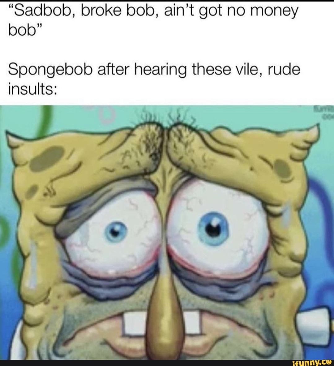 spongebob insults