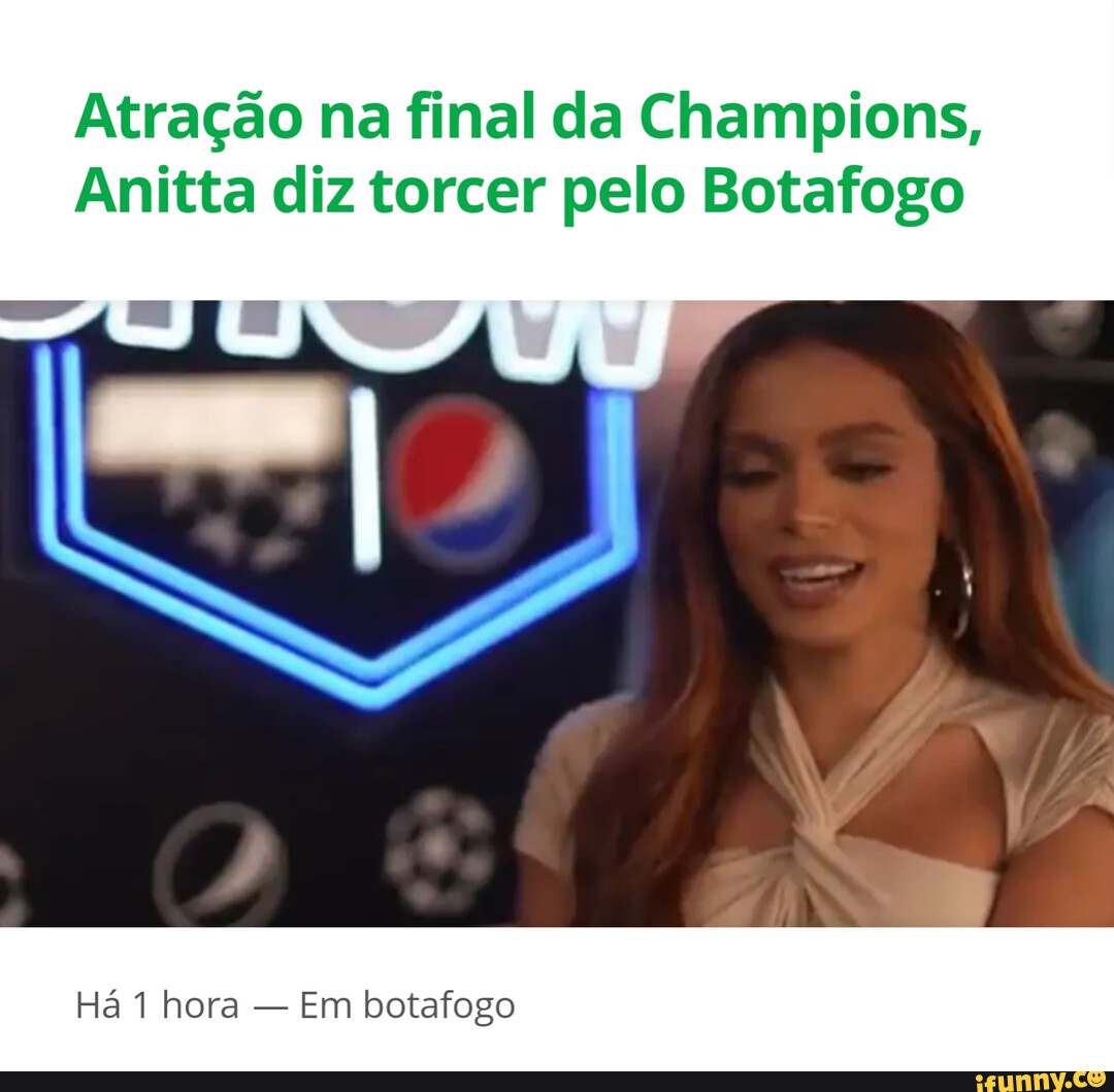 Show da Anitta na final da Champions League: horário e onde