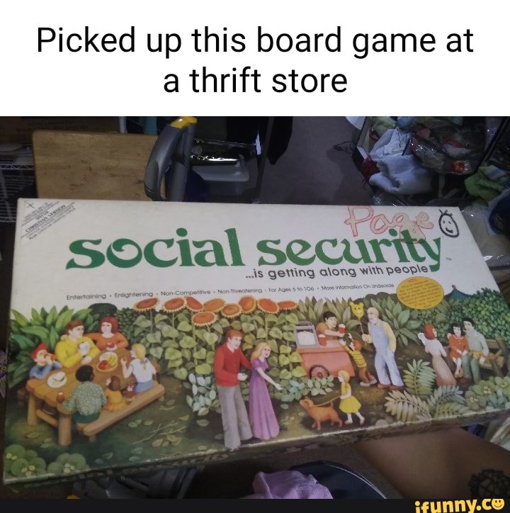 Picked up this board game at a thrift store tiNg tong with social AS -  