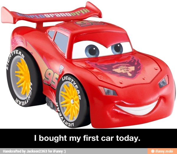 I bought my first car today. - I bought my first car today.