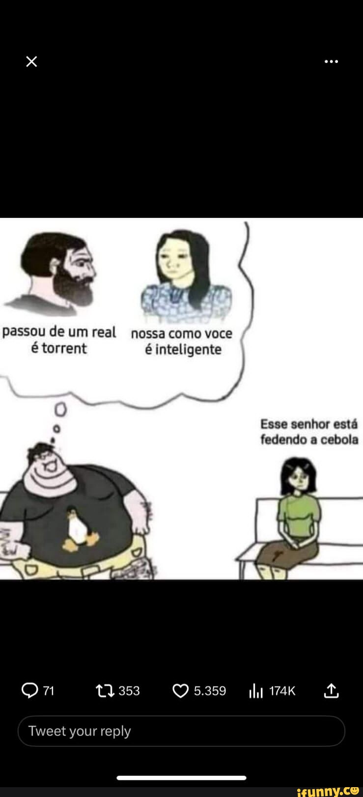 Passou de um real nossa como você torrente é inteligente Esse senhor ...