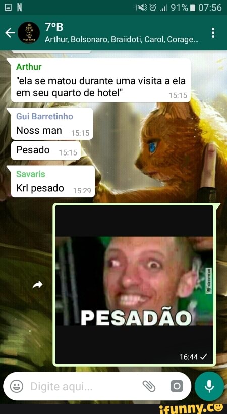 "ela se matou durante uma visita a ela
em seu quarto de hotel"