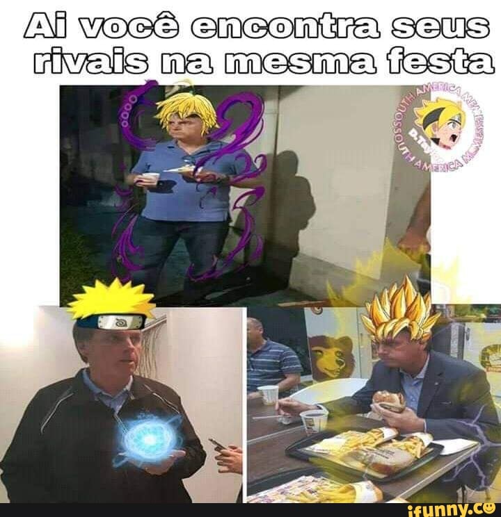 ANivocêelencontralseus
rivais ma mesma festa