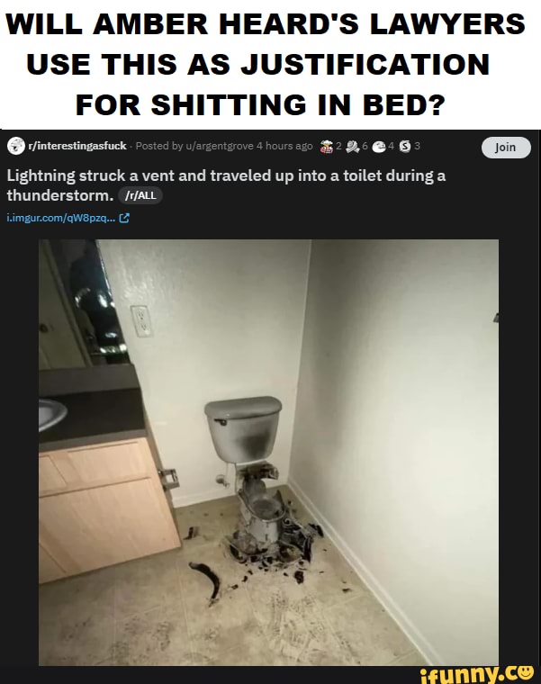 WILL AMBER HEARD'S LAWYERS USE THIS AS JUSTIFICATION FOR SHITTING IN