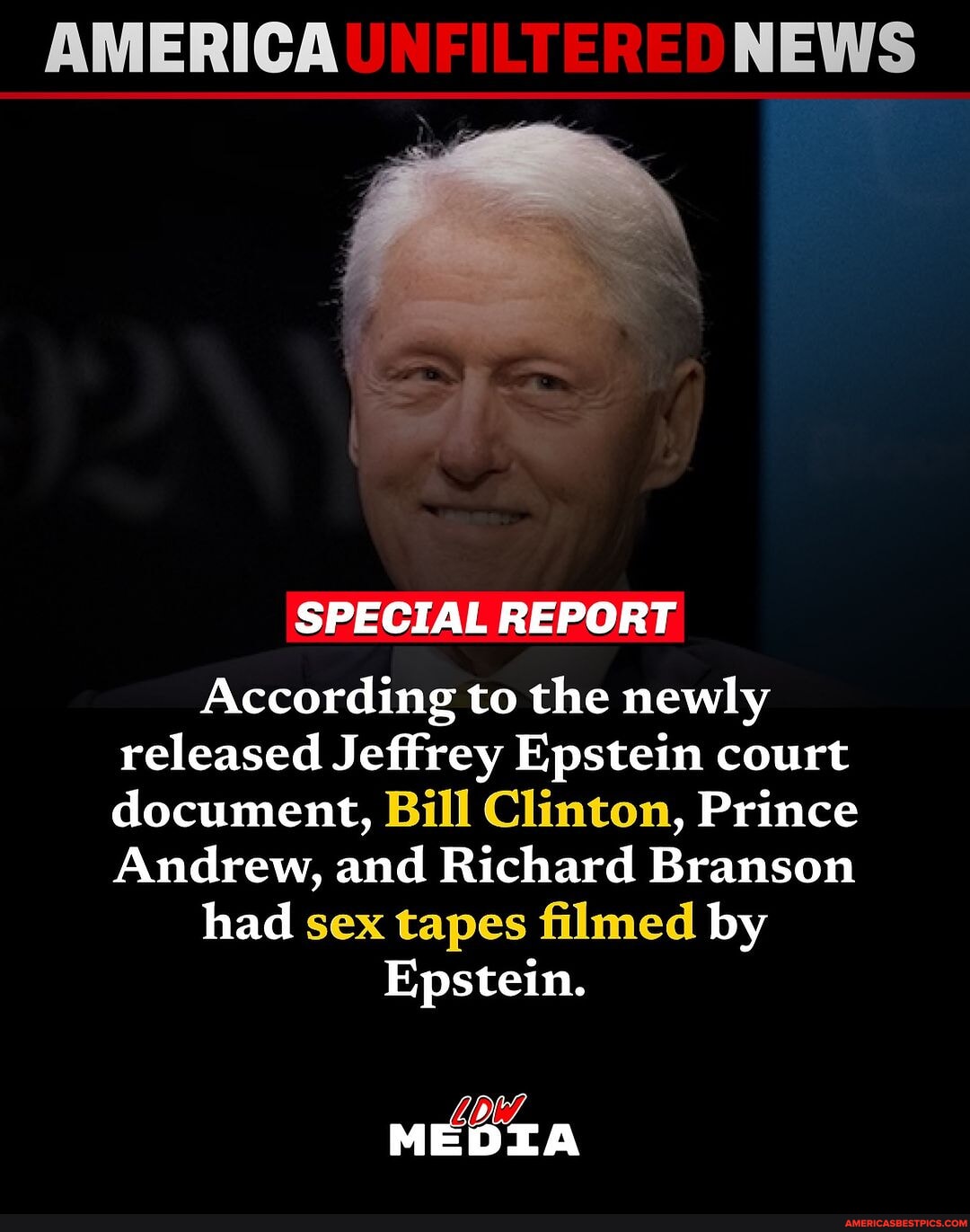 AMERICA NEWS SPECIAL REPORT According To The Newly Released Jeffrey ...