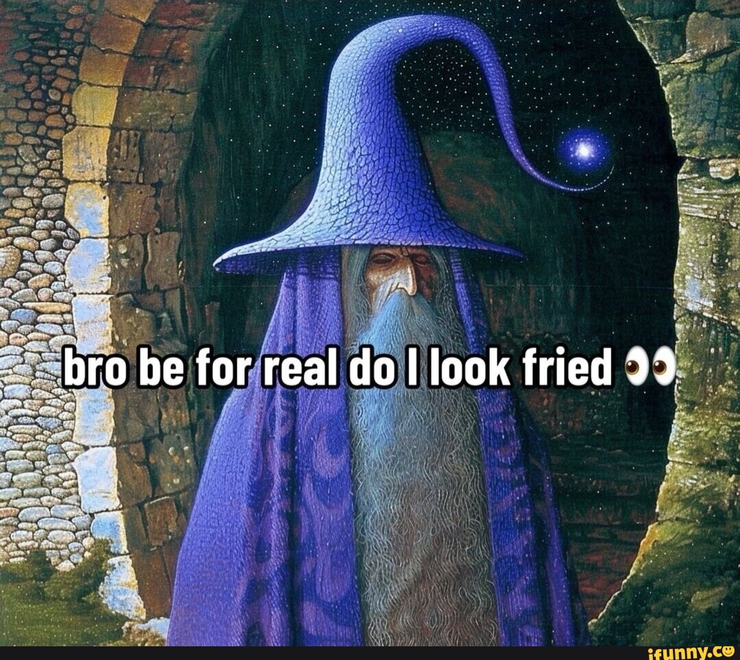 Bro be for real do I look fried 99 - iFunny